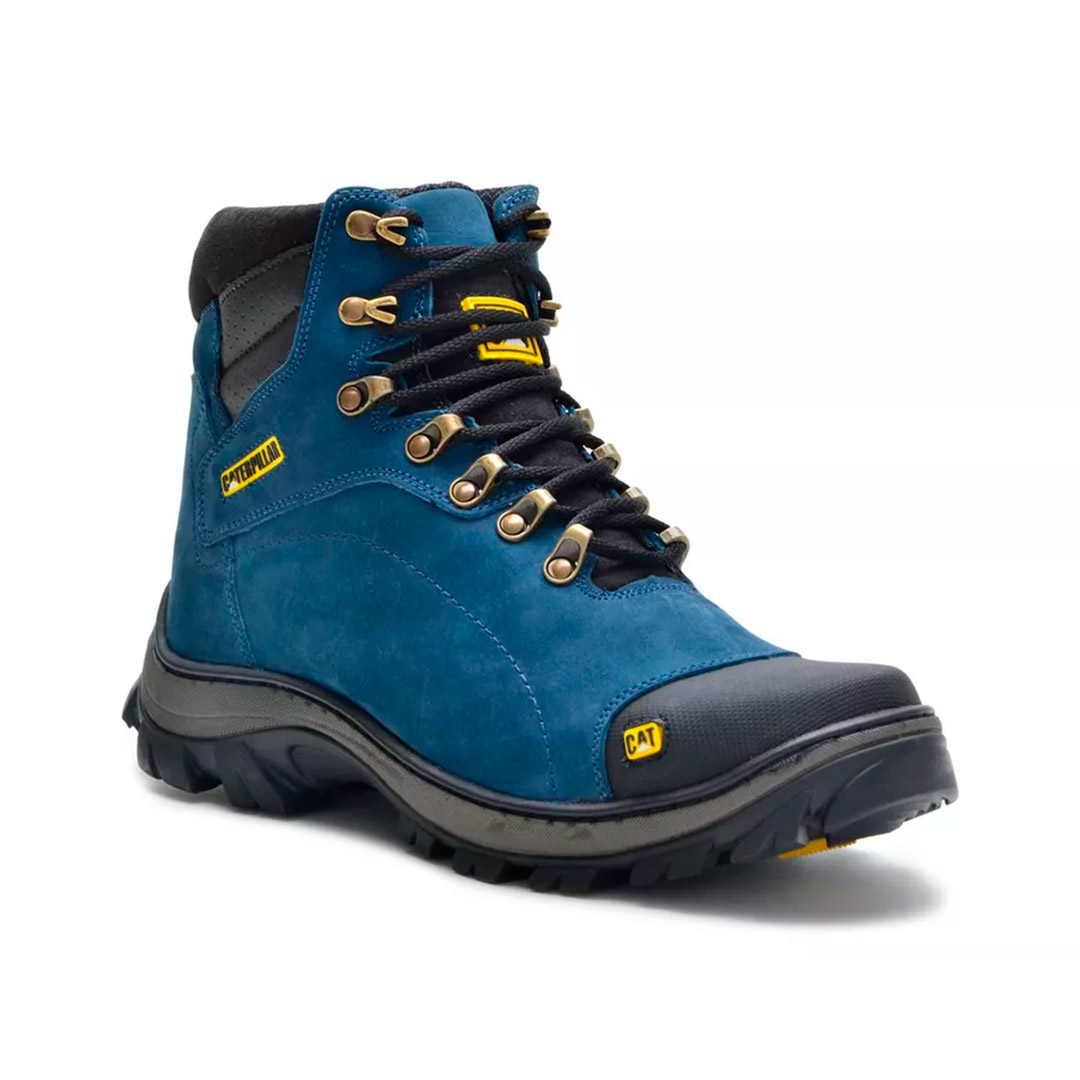 botas caterpillar azul