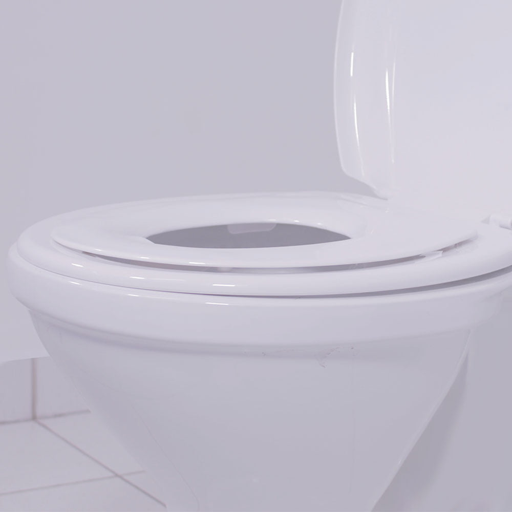 Adaptador infantil para assento sanitário universal oval branco