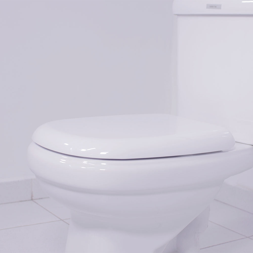 Assento sanitário Icasa Sabatini branco convencional resina termofixo