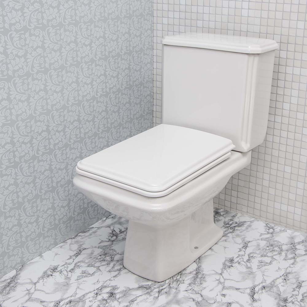 Assento sanitário Incepa Square branco convencional resina termofixo