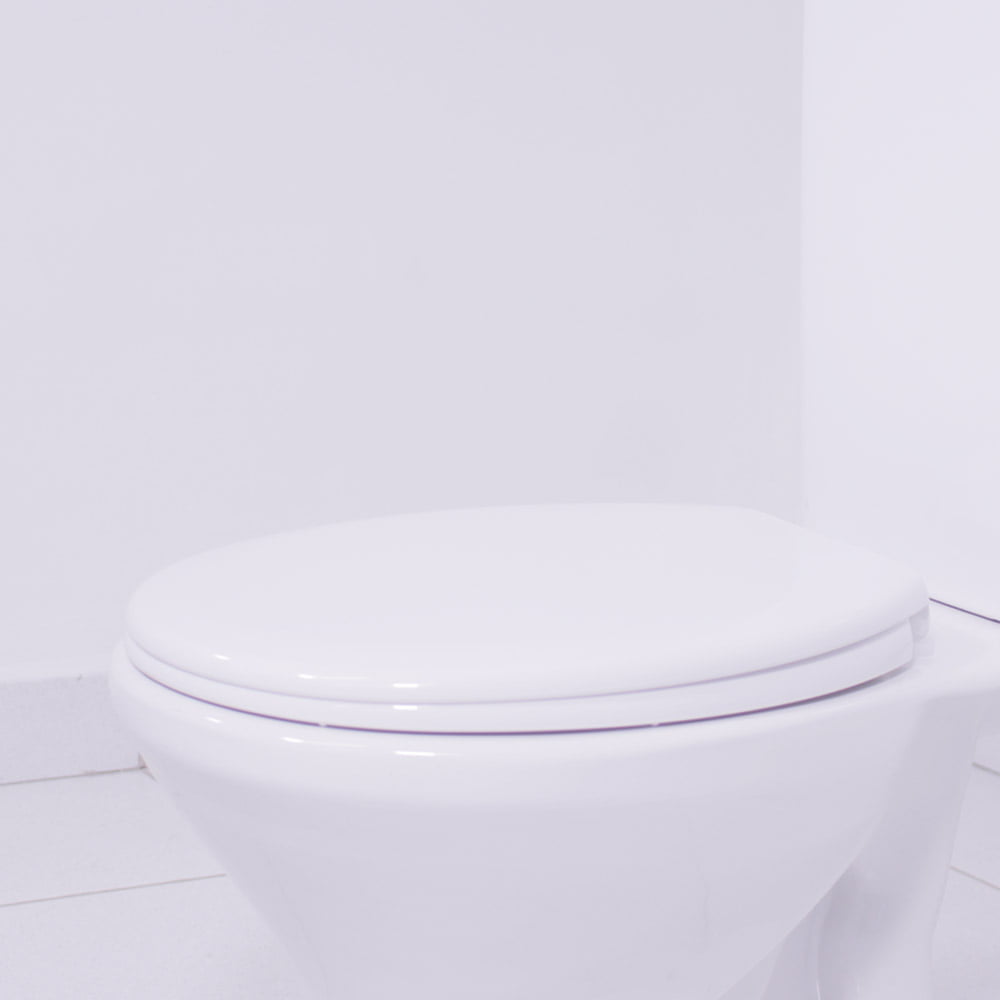Assento sanitário Oval infantil branco convencional polipropileno