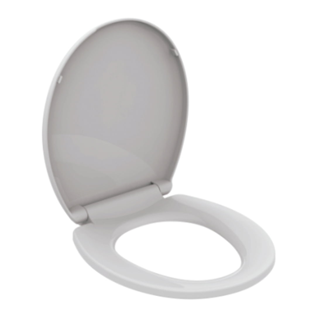 Assento sanitário oval universal branco soft close easy clean Tigre polipropileno