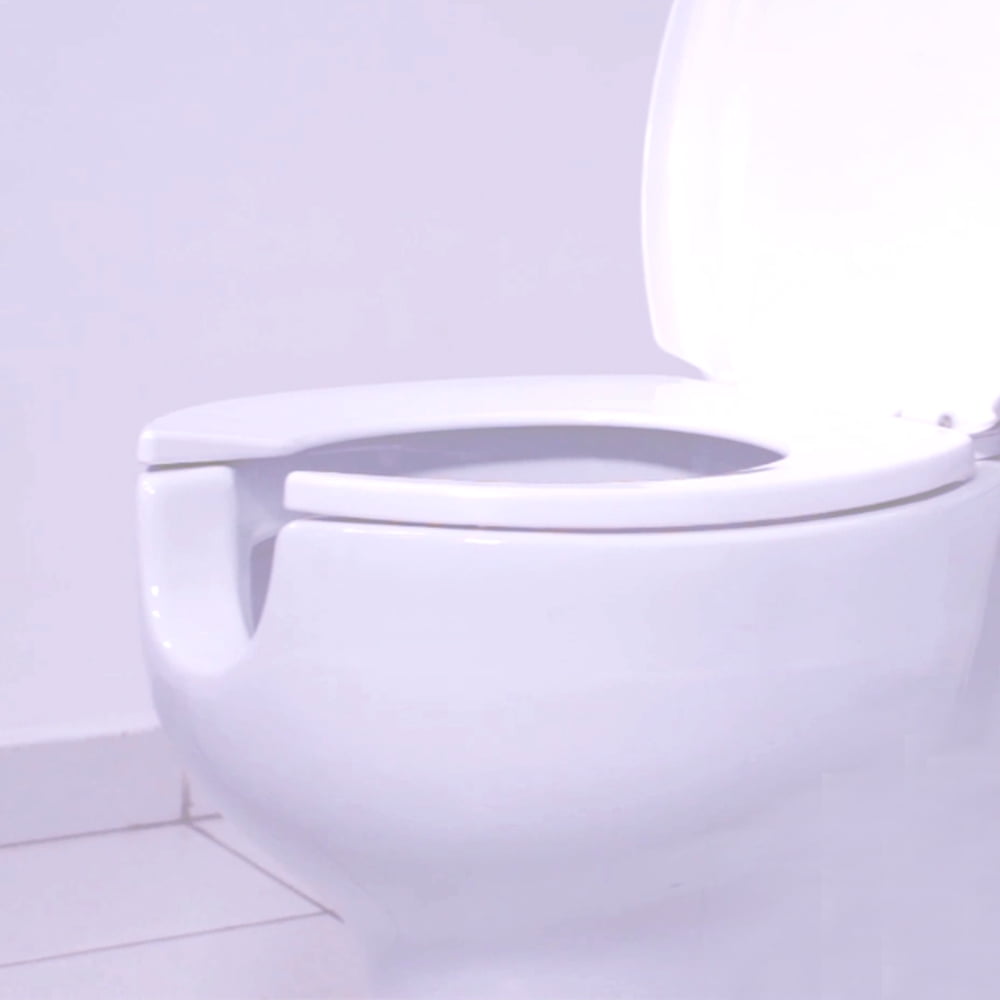  Assento sanitário Universal Oval Plus Care branco convencional polipropileno