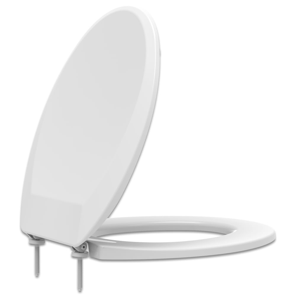 Assento sanitário Universal Oval Prime branco convencional polipropileno