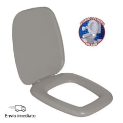 Assento almofadado Celite Versato convencional cinza Astra