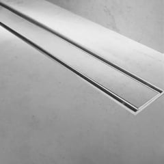 Ralo Linear Oculto Invisivel 50cm Branco Plástico Pvc Tigre