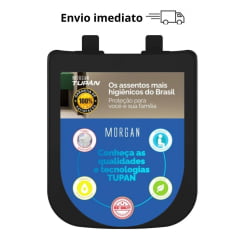 Assento Icasa Misti Sensea Lyon Preto Matte Soft Close Pp