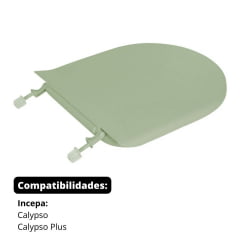 Assento Almofadado Incepa Calypso convencional verde Astra