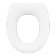 Adaptador infantil para assento sanitário universal oval branco