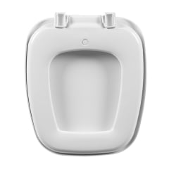 Assento sanitário almofadado Celite Versato convencional polipropileno branco Astra