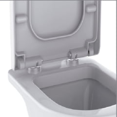Assento sanitário Carrrara Duna Level Nexo Smart Vesuvio Neo branco soft close easy clean Tigre resina termofixo
