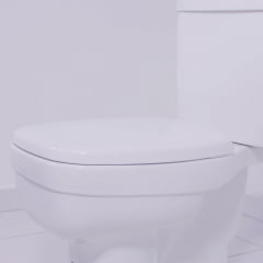 Assento sanitário Celite Fit/Versato e Eternit/Savary branco convencional polipropileno