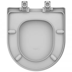 Assento sanitário Celite Riviera/Smart e Roca Nexo cinza convencional resina termofixo