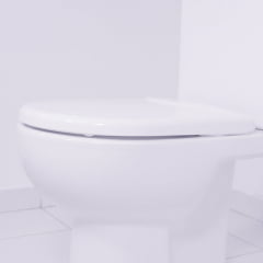 Assento sanitário Icasa Luna/Luna Speciale branco convencional resina termofixo