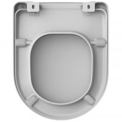 Assento sanitário Icasa Luna/Luna Speciale cinza claro convencional resina termofixo