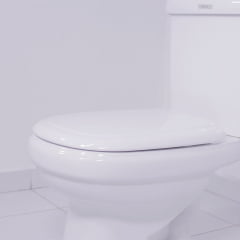 Assento sanitário Icasa Sabatini branco convencional polipropileno