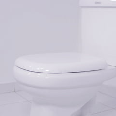 Assento sanitário Icasa Sabatini branco convencional resina termofixo