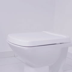 Assento sanitário Incepa Bali branco convencional resina termofixo