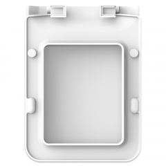 Assento sanitário Incepa Square branco convencional resina termofixo