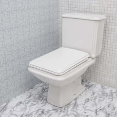 Assento sanitário Incepa Square convencional resina termofixo