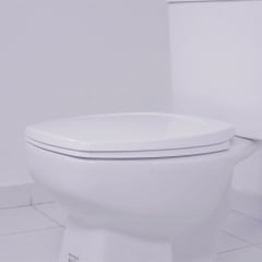 Assento sanitário Incepa Thema branco soft close resina termofixo