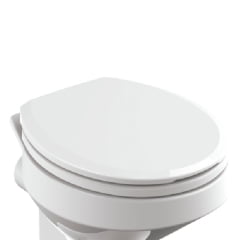 Assento sanitário oval universal branco soft close easy clean Tigre polipropileno