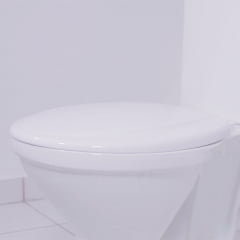 Assento sanitário Universal Oval Exportação Plus branco convencional polipropileno